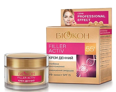 .Дневной крем Биокон "Professional Effect Filler Activ" 55+