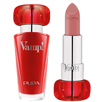 Pupa Vamp! Lips Plumping Помада для губ с эффектом объема № 102 "Rose Nude"