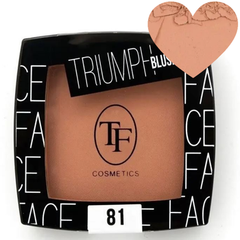 Румяна компактные одноцветные Triumph Blush "Триумф" № 81