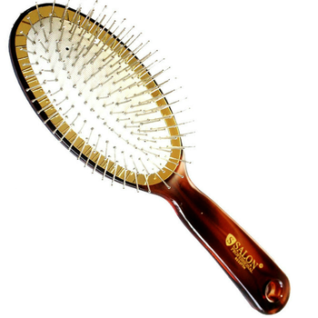 Мягкая расческа массажная с металлической щетиной Salon Professional 6233