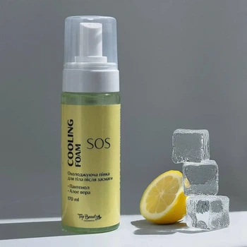 Охлаждающая пенка после загара с пантенолом Top Beauty Cooling Foam SOS