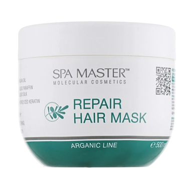 Восстанавливающая маска для волос с аргановым маслом Spa Master Arganic Line Professional