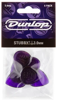 Медиаторы Dunlop 474P3.0 Stubby Jazz Player's Pack 3.0 mm (6 шт.)