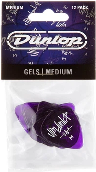 Медиаторы Dunlop 486PM Gels Purple Medium Light Player's Pack (12 шт.)