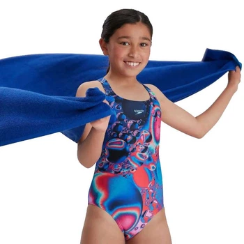 Купальник дитячий Speedo PLMT DIGI MDLT JF BLUE/PINK (8-12520G671) 15-16, 176 см