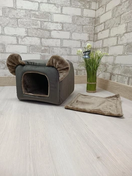 Будинок для морських свинок, шиншил, гризунів Animals_joy Свинка S 26*26 см (020)