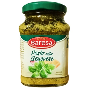 Соус Baresa Pesto alla Genovese з часником 190г