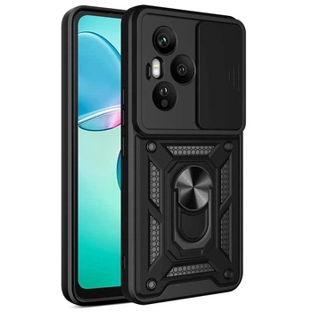 Чохол Fiji Camera Defence для Honor 400 Pro бампер із захистом камери та підставкою Black
