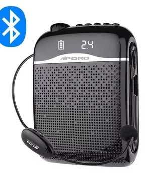 проводной голосовой усилитель APORO T21 , микрофон, Bluetooth 2,4, 20 Вт, 5,0 ГГц