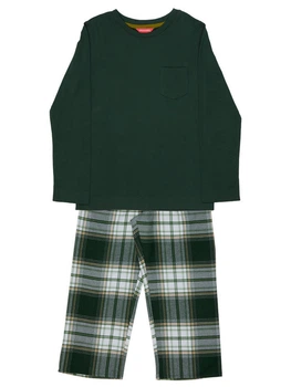 Піжама дитяча унісекс Cyberjammies Fern 3169FER 10-11 лет/146 см Зелений у клітку (5051877619975)