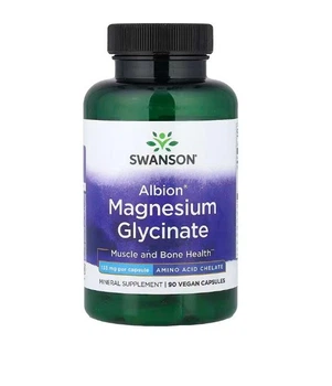 Магний Глицинат Swanson Magnesium Glycinate Albion 90 капсул