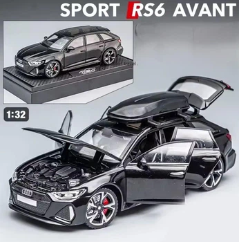 Модель металева машинка Audi RS6 Black 1:32 No box