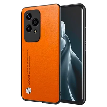 Чохол CODE Tactile Experience для Honor 200 Lite із захистом на камеру orange