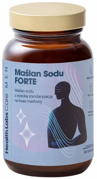 Suplement diety HealthLabs Care Men Maślan Sodu Forte 60 kapsułek (5906146792173)