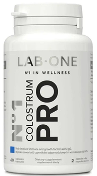Suplement diety Lab One N°1 Colostrum Pro 60 kapsułek (5906630600892)