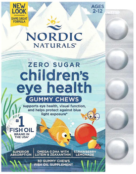 Suplement diety Nordic Naturals Children's Eye Health 30 tabletek (768990018442)