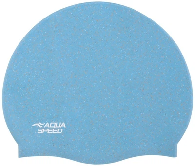 Шапка для плавания Aqua Speed бирюзовая силиконовая для взрослых унисекс комфортная эластичная