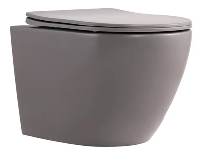 Унітаз підвісний Qtap Robin Ultra Quiet, з сидінням Slim Duroplast/ Soft-close/ Quick relase QT13332381АSSG