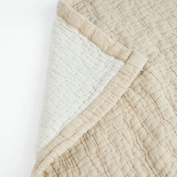 Покривало MBM HOME "Дзен" 230х250 см айворі/бежевий (BL-FS-26 IVORY/BEIGE)