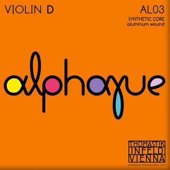 Струна Thomastik-Infeld AL03 Alphayue Synthetic Core Aluminum Wound 4/4 Violin D Medium Tension