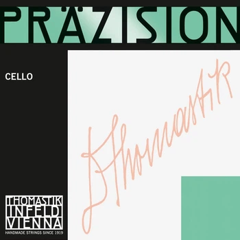 Струна Thomastik-Infeld 93 Präzision Solid Steel Core Chrome Wound 4/4 D Medium Tension