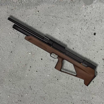 Пневматична гвинтівка Zbroia Козак FC-2 550/290 PCP 4.5 мм — гвинтівка ≈35 Дж, коричневе ложе, великий запас повітря