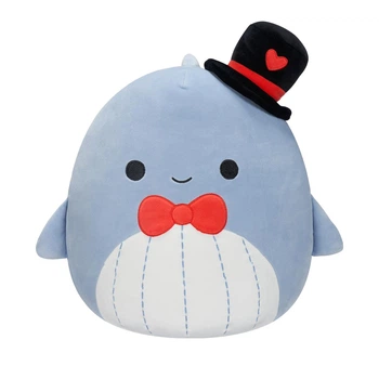 М'яка іграшка Squishmallows Синій Кит Самір 30 cм