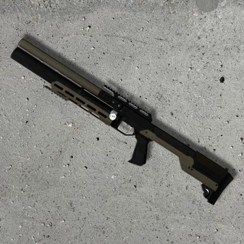 Пневматична гвинтівка Zbroia Sapsan TAC-M 550/300 PCP 4.5 мм — тактична гвинтівка ≈35 Дж, coyote