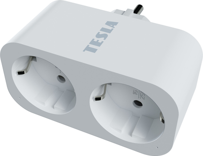 Inteligentne podwójne gniazdko Tesla Smart Plug Dual SD300 Wi-Fi 3680 W (TSL-SPL-SPD300)