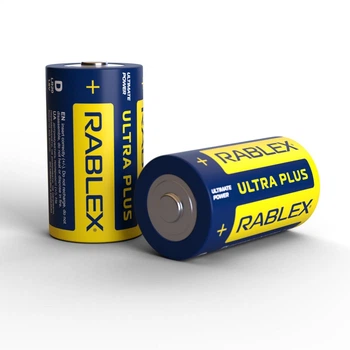 Батарейки Rablex LR20/D Ultra Plus 2шт.