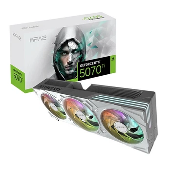 Видеокарта KFA2 GeForce RTX 5070 Ti EX Gamer 1-Click OC White (57IZN6MDBVGK)