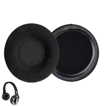 Амбушюры велюровые для наушников Pioneer HDJ-500 black черные