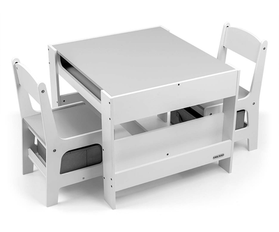 Набір меблів Milly Mally Столик і два стільці Sven Білий (5488) (5901761128710)