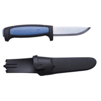Нож туристический 91 мм Morakniv Pro S 56,5 HRC Sandvik 12C27 нержавеющая сталь черный с синим