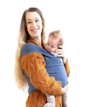 Переноска для немовлят Boba Bliss синя (817579015423)