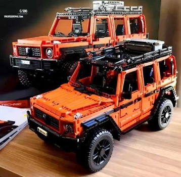 Конструктор Позашляховик Mercedes-Benz G-500 2891 помаранчевий автомобіль джип геленваген