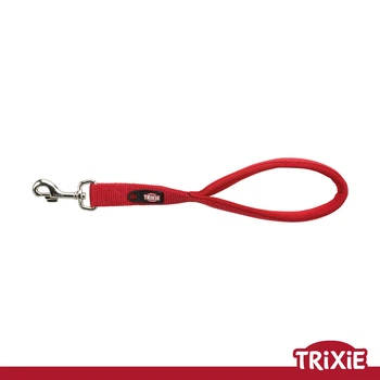 Короткий поводок для собак Trixie 201203 "Premium" для собак, M-XL: 37см/25мм, красный (TX-201203) 4053032025189