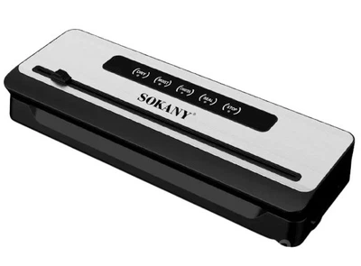 Вакуумный упаковщик Sokany SK-13076 вакууматор 200Вт для длительного хранения продуктов