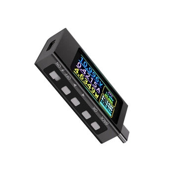 USB тестер тока напряжения мощности 4-30В 12А QC PD PPS, Type-C, KWS-X1