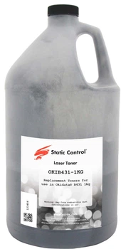 Тонер Static Control Okidata B431 1 кг Black (OKIB431-1KG)