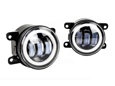 Комплект протитуманних LED фар StarLight SB-350+DRL D=90мм білий світ (Renault, Citroen, Ford, Mitsubishi, Opel, Peugeot, Subaru)