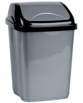 Відро для сміття Orion пластиковий сірий 16 л (8592381171292)