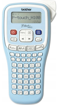 Принтер етикеток Brother PT-H100LB Light Blue (PTH100LB2XG1)