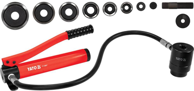 Przebijak hydrauliczny YATO do otworów w blasze t≤ 3 mm, Ø= 22-60 mm (YT-18907)