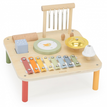 Drewniany stolik edukacyjny Viga Muzyczny Sensoryczny 7w1 (6971608442773)