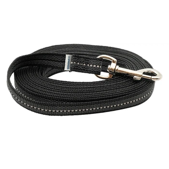 Повідець для собак Sprenger Rubberized Leash with Handle прогумований, з ручкою 500см Чорний (59230_510_71)