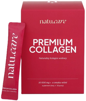 Suplement diety Natu.Care Collagen Premium 10000 mg 30 saszetek Wiśnia (5905943690583)