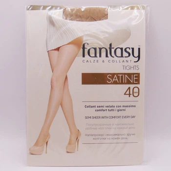 Колготы полупрозрачные Fantasy Satine 40 Den р.3 бежевые