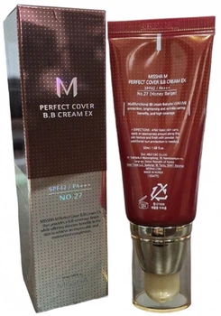 BB-крем Missha M Perfect Cover BB Cream EX SPF42 / PA+++ №27 Honey beige 50 мл (8809747940776)