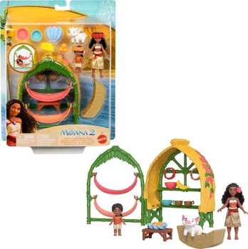 Игровой набор Моана 2 Симеа Moana & Simea Village Home Mattel